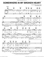 Cover icon of Somewhere In My Broken Heart sheet music for voice, piano or guitar by Billy Dean and Richard Leigh, intermediate skill level