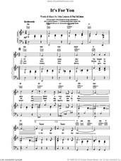 Cover icon of It's For You sheet music for voice, piano or guitar by The Beatles and George Harrison, intermediate skill level