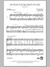 Cover icon of We Rejoice In The Grace Of God sheet music for choir (SATB: soprano, alto, tenor, bass) by Vikki Cook, Steve Cook and Keith Christopher, intermediate skill level