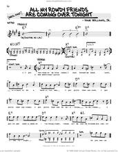 Cover icon of All My Rowdy Friends Are Coming Over Tonight sheet music for voice and other instruments (real book with lyrics) by Hank Williams, Jr., intermediate skill level