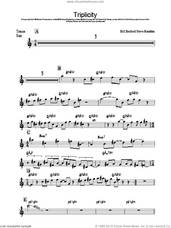 Cover icon of Triplicity sheet music for voice and other instruments (fake book) by Bill Bruford, intermediate skill level