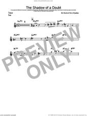 Cover icon of The Shadow Of A Doubt sheet music for tenor saxophone solo by Bill Bruford and Steve Hamilton, intermediate skill level