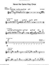 Cover icon of Never The Same Way Once sheet music for tenor saxophone solo by Bill Bruford, intermediate skill level