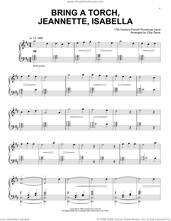 Cover icon of Bring A Torch, Jeanette Isabella sheet music for piano solo by Mannheim Steamroller and Chip Davis, intermediate skill level