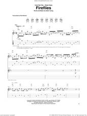 Cover icon of Fireflies sheet music for guitar (tablature) by Owl City and Adam Young, intermediate skill level