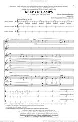Cover icon of Keep Yo' Lamps sheet music for choir (SSATB) by Rosephanye Powell and Miscellaneous, intermediate skill level