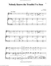 Cover icon of Nobody Knows The Trouble I've Seen (arr. Richard Walters) (High Voice) sheet music for voice and piano (High Voice) , Harry T. Burleigh and Richard Walters, intermediate skill level