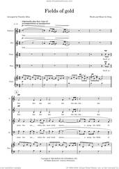 Cover icon of Fields of Gold (arr. Tim Allen) (COMPLETE) sheet music for orchestra/band (SATB) by Sting and Tim Allen, intermediate skill level