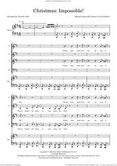 Cover icon of Christmas Impossible Medley (arr. Tim Allen) (COMPLETE) sheet music for orchestra/band (SATB) by Lalo Schifrin and Tim Allen, intermediate skill level