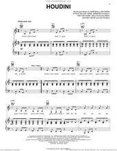 Cover icon of Houdini sheet music for voice, piano or guitar by Eminem, Anne Jennifer Dudley, Jeffrey Bass, Kevin Bell, Malcolm McLaren, Marshall Mathers, Steve Miller and Trevor Horn, intermediate skill level