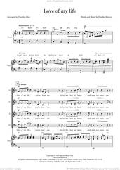 Cover icon of Love of My Life (arr. Tim Allen) (COMPLETE) sheet music for orchestra/band (SATB) by Queen, Freddie Mercury and Tim Allen, intermediate skill level