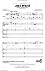 Cover icon of Mad World (arr. Roger Emerson) sheet music for choir (SATB: soprano, alto, tenor, bass) by Michael Andrews Feat. Gary Jules, Roger Emerson and Roland Orzabal, intermediate skill level