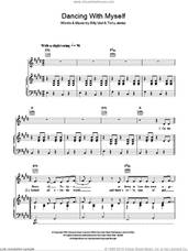 Cover icon of Dancing With Myself sheet music for voice, piano or guitar by Glee Cast, Miscellaneous, Billy Idol and Tony James, intermediate skill level