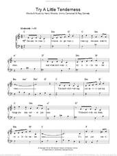 Cover icon of Try A Little Tenderness sheet music for piano solo by Otis Redding, The Commitments, Harry Woods, Jimmy Campbell and Reg Connelly, easy skill level