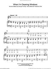 Cover icon of When I'm Cleaning Windows sheet music for voice, piano or guitar by George Formby, Frederick Cliffe and Harry Gifford, intermediate skill level