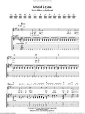 Cover icon of Arnold Layne sheet music for guitar (tablature) by Pink Floyd and Syd Barrett, intermediate skill level