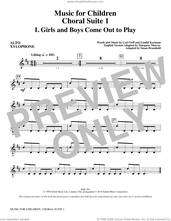 Cover icon of Music for Children (arr. Susan Brumfield) sheet music for orchestra/band (alto xylophone) by Carl Orff and Susan Brumfield, intermediate skill level