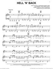 Cover icon of Hell N Back sheet music for voice, piano or guitar by Bakar, Abubaker Shariff-Farr, Andrew Boyd, Isaiah Barr, Jacob Kosich, Johnny Kosich, Lee Diamond and Matt Schaeffer, intermediate skill level