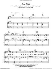 Cover icon of One Shot sheet music for voice, piano or guitar by JLS, Brandon White, Carsten Schack, Kenneth Karlin, Michael Warren and Sean Hurley, intermediate skill level