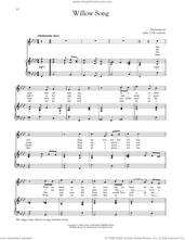 Cover icon of The Willow Song (High Voice) sheet music for voice and piano (High Voice) by Anonymous, Richard Walters and Steven Stolen, classical score, intermediate skill level