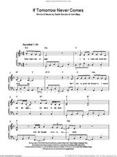 Cover icon of If Tomorrow Never Comes sheet music for piano solo by Garth Brooks and Kent Blazy, easy skill level