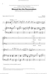 Cover icon of Blessed Are The Peacemakers sheet music for choir (SATB: soprano, alto, tenor, bass) by Rosephanye Powell, intermediate skill level