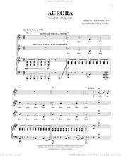 Cover icon of Aurora (from Dreamland) sheet music for voice and piano by Chris Miller & Nathan Tysen, Chris Miller and Nathan Tysen, intermediate skill level