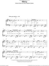 Duffy - sheet music for piano solo