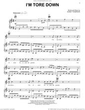 Cover icon of I'm Tore Down sheet music for voice, piano or guitar by Eric Clapton, Freddie King and Sonny Thompson, intermediate skill level