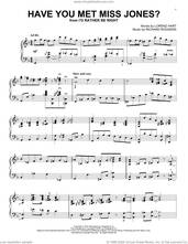 Cover icon of Have You Met Miss Jones? (arr. Al Lerner) sheet music for piano solo by Rodgers & Hart, Alan Jay Lerner, Lorenz Hart and Richard Rodgers, intermediate skill level