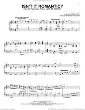 Cover icon of Isn't It Romantic? (arr. Al Lerner) sheet music for piano solo by Rodgers & Hart, Alan Jay Lerner, Shirley Horn, Lorenz Hart and Richard Rodgers, intermediate skill level