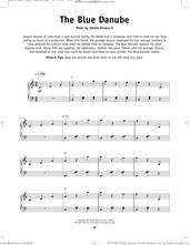Cover icon of The Beautiful Blue Danube, Op. 314 sheet music for piano solo by Johann Strauss, Jr., classical score, beginner skill level
