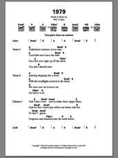 Cover icon of 1979 sheet music for guitar (chords) by The Smashing Pumpkins and Billy Corgan, intermediate skill level