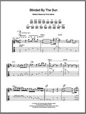 Cover icon of Blinded By The Sun sheet music for guitar (tablature) by The Seahorses and Chris Helme, intermediate skill level