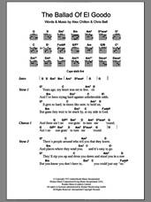 Cover icon of The Ballad Of El Goodo sheet music for guitar (chords) by Big Star, Alex Chilton and Chris Bell, intermediate skill level