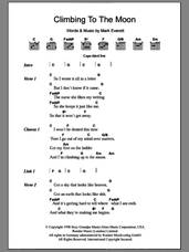 Cover icon of Climbing To The Moon sheet music for guitar (chords) by Eels and Mark Everett, intermediate skill level