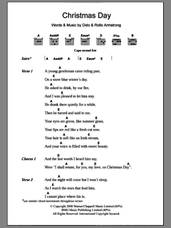 Cover icon of Christmas Day sheet music for guitar (chords) by Dido Armstrong and Rollo Armstrong, intermediate skill level