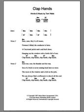 Cover icon of Clap Hands sheet music for guitar (chords) by Tom Waits, intermediate skill level
