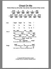 Cover icon of Cheat On Me sheet music for guitar (chords) by The Cribs, Gary Jarman, Johnny Marr, Ross Jarman and Ryan Jarman, intermediate skill level