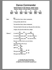 Cover icon of Dance Commander sheet music for guitar (chords) by Electric Six, Anthony Selph, Corey Martin, Joseph Frezza, Stephen Nawara and Tyler Spencer, intermediate skill level