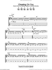 Cover icon of Cheating On You sheet music for guitar (tablature) by Alexander Kapranos, Franz Ferdinand and Nicholas McCarthy, intermediate skill level