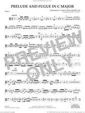 Cover icon of Prelude and Fugue in C Major (BWV 553) sheet music for orchestra (viola) by Johann Sebastian Bach, John Leavitt and John Leavitt (arr.), intermediate skill level