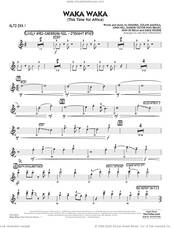 Cover icon of Waka Waka (This Time for Africa) sheet music for jazz band (alto sax 1) by Shakira, Michele Fernandez, Emile Kojidie, Eugene Victor Doo Belley, Jean Ze Bella, John Hill and Zolani Mahola, intermediate skill level