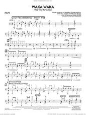 Cover icon of Waka Waka (This Time for Africa) sheet music for jazz band (drums) by Shakira, Michele Fernandez, Emile Kojidie, Eugene Victor Doo Belley, Jean Ze Bella, John Hill and Zolani Mahola, intermediate skill level