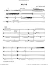 Cover icon of Rituals (COMPLETE) sheet music for string quartet (violin, viola, cello) by Anna Thorvaldsdottir, classical score, intermediate skill level