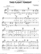 Cover icon of This Flight Tonight sheet music for voice, piano or guitar by Joni Mitchell, intermediate skill level