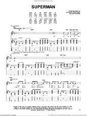 Cover icon of Superman sheet music for guitar (tablature) by Joseph Brooks, Charlie Grant and Pete Woodroffe, intermediate skill level
