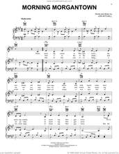 Cover icon of Morning Morgantown sheet music for voice, piano or guitar by Joni Mitchell, intermediate skill level