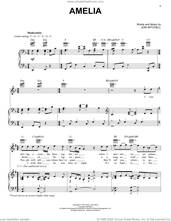 Cover icon of Amelia sheet music for voice, piano or guitar by Joni Mitchell, intermediate skill level