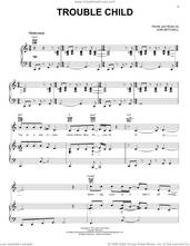 Cover icon of Trouble Child sheet music for voice, piano or guitar by Joni Mitchell, intermediate skill level